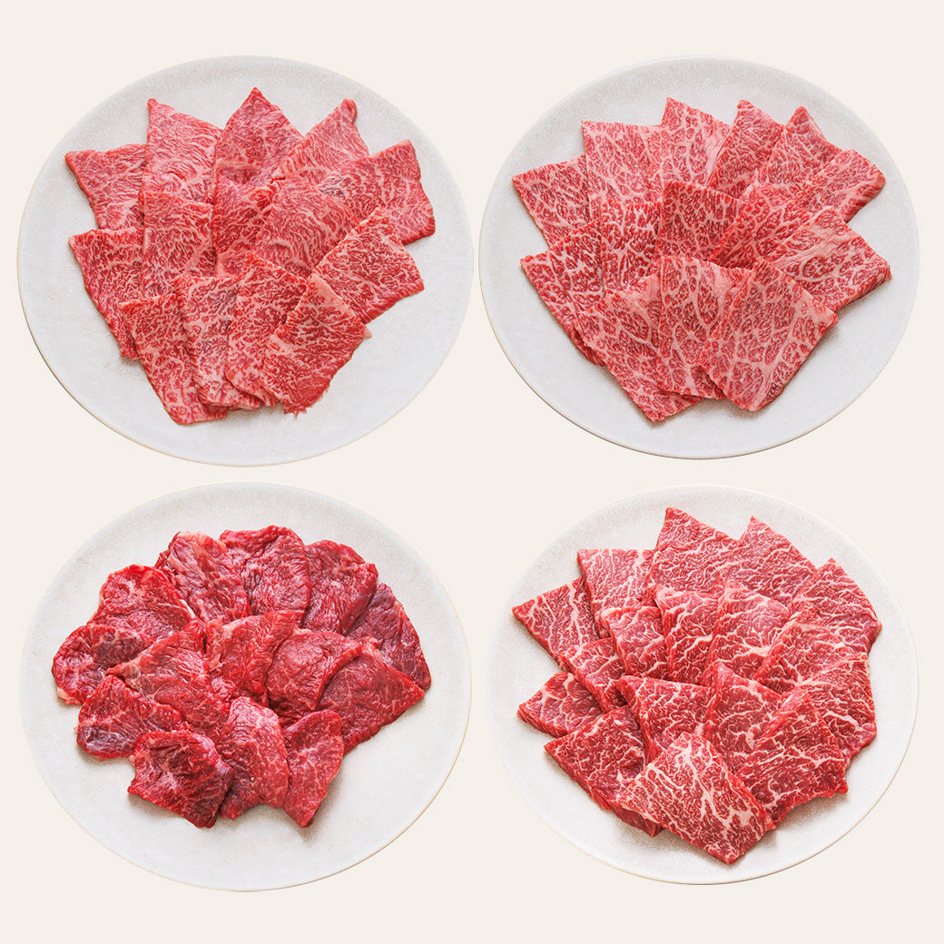 九州産国産牛焼肉 食べ比べセット 1560g – 肉のはるやま オンラインショップ
